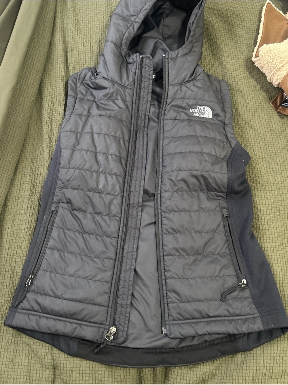The North Face Women's Black Hooded Vest